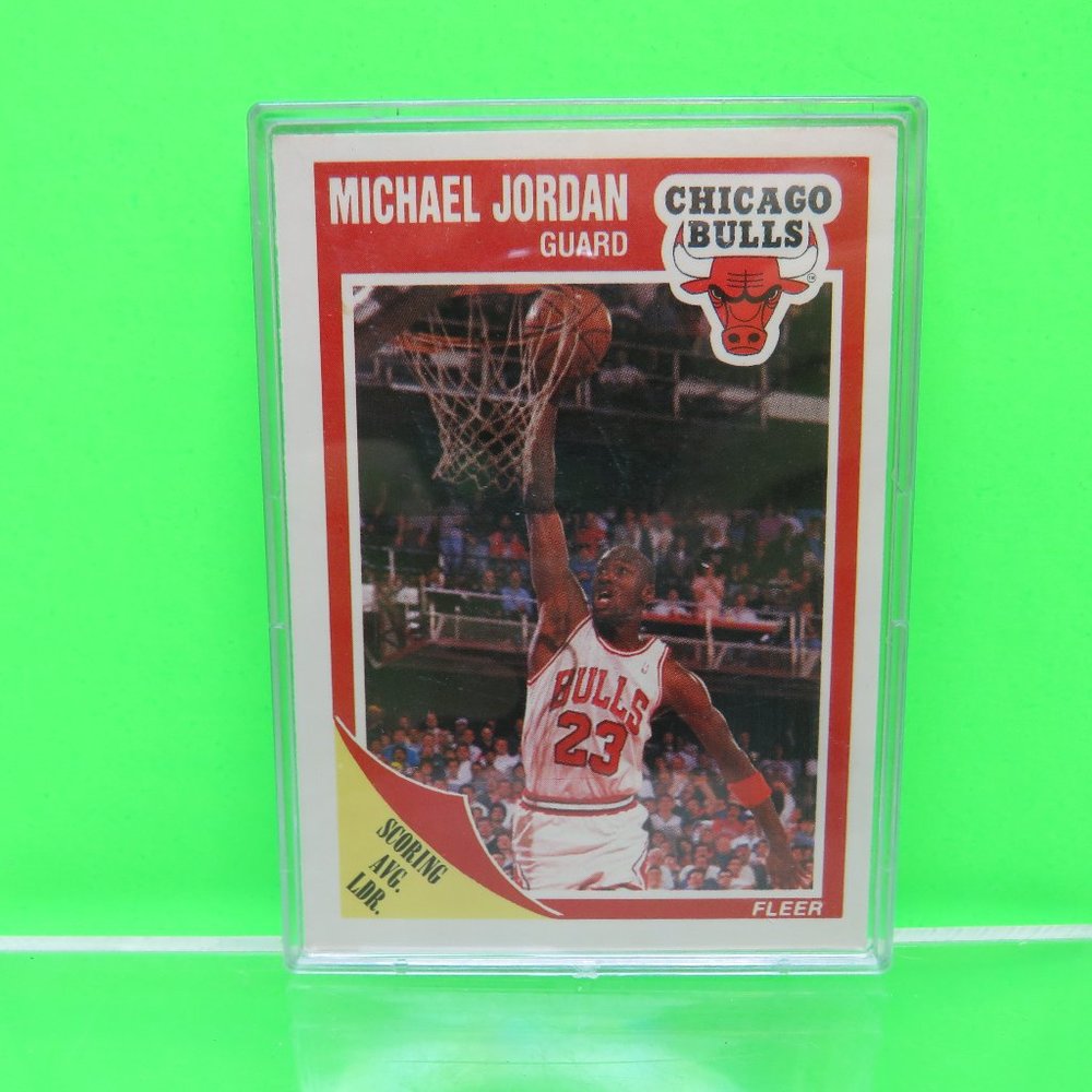 1989 Fleer #21 Michael Jordan Scoring Leader